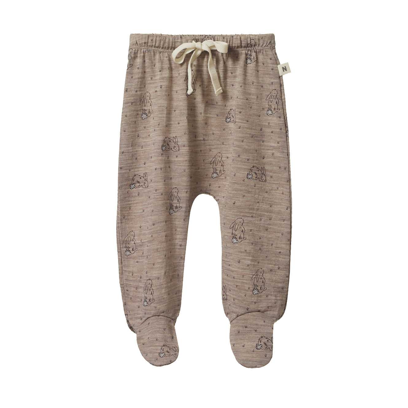 Nature Baby Merino Wool Footed Rompers